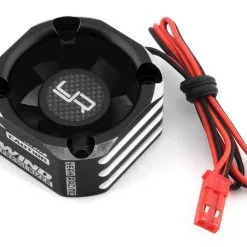 Yeah Racing 30x30mm Aluminum Case Booster Fan (Black)