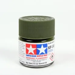 Tamiya 81758 Acrylic Mini XF58 Olive Green Paint (10ml)