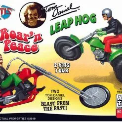 Alantis Atlantis 6600 1/32 Tom Daniel Roar' N Peace Leap Hog Snaps 2 Pack Plastic Model Kit, Skill Level 1