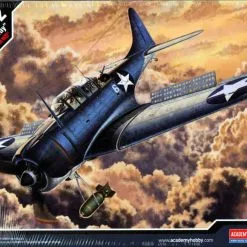 Academy 12335 SBD-2 Battle Of Midway USN Dive Bomber 1/48 Model Kit
