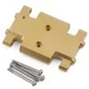 Axial 301002 Chassis Skid Plate, Brass 19.5g: AX24