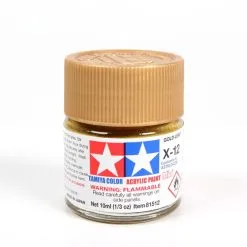 Tamiya 81512 Acrylic Mini X12 Gold Leaf Paint (10ml)