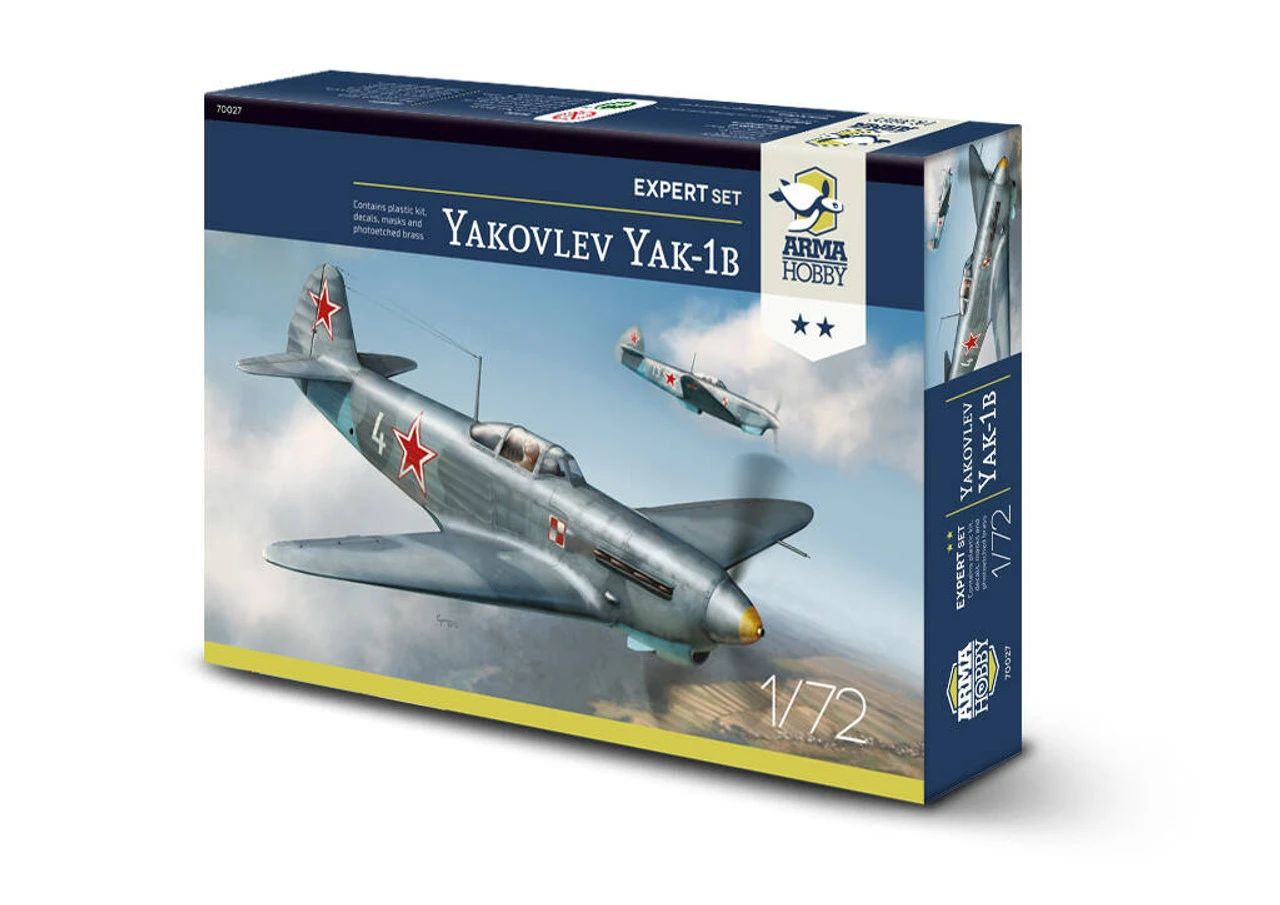 Arma Hobby 1/72 Yakovlev Yak-1b Expert Set Model Kit 1 Arma Hobby 1/72 Yakovlev Yak-1b Expert Set Model Kit