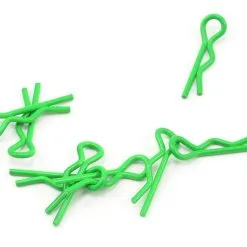 Core RC CR064 Small 1/10 Scale Body Clip (Fluorescent Green) (8)