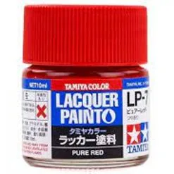 Tamiya 82107 Lacquer Paint LP-7 Pure Red 10ml Bottle
