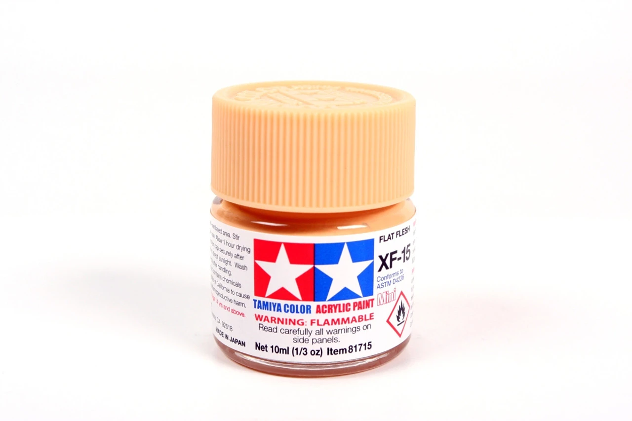 Tamiya 81715 Acrylic Mini XF15 Flat Flesh Paint (10ml) 1 Tamiya 81715 Acrylic Mini XF15 Flat Flesh Paint (10ml)