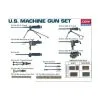 Academy 13262 1/35 US WWII Machine Gun Set Model Kit