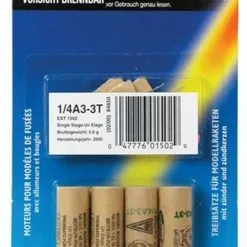 Estes 1/4A3-3T Model Rocket Engines (4pk)