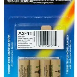 Estes A3-4T Model Rocket Engines (4pk)