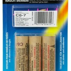 Estes C6-7 Model Rocket Engines (3pk)