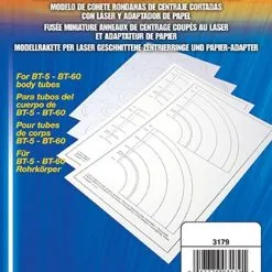 Estes 3179 Laser Cut Centering Rings/Paper Adapters