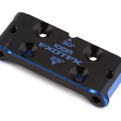 Exotek Racing 2044 Heavy Duty Blue Anodized Front Bulkhead, B6.3-B6.1