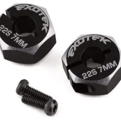 Exotek Racing 2059 Wide Clamping Heavy Duty Hex Set 7mm, 22S Drag