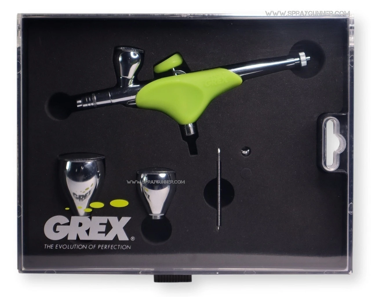 Grex Genesis XSi3- Dual Action Airbrush, Side Fed, Ergo Grip, 0.3mm Nozzle 1 Grex Genesis XSi3- Dual Action Airbrush, Side Fed, Ergo Grip, 0.3mm Nozzle