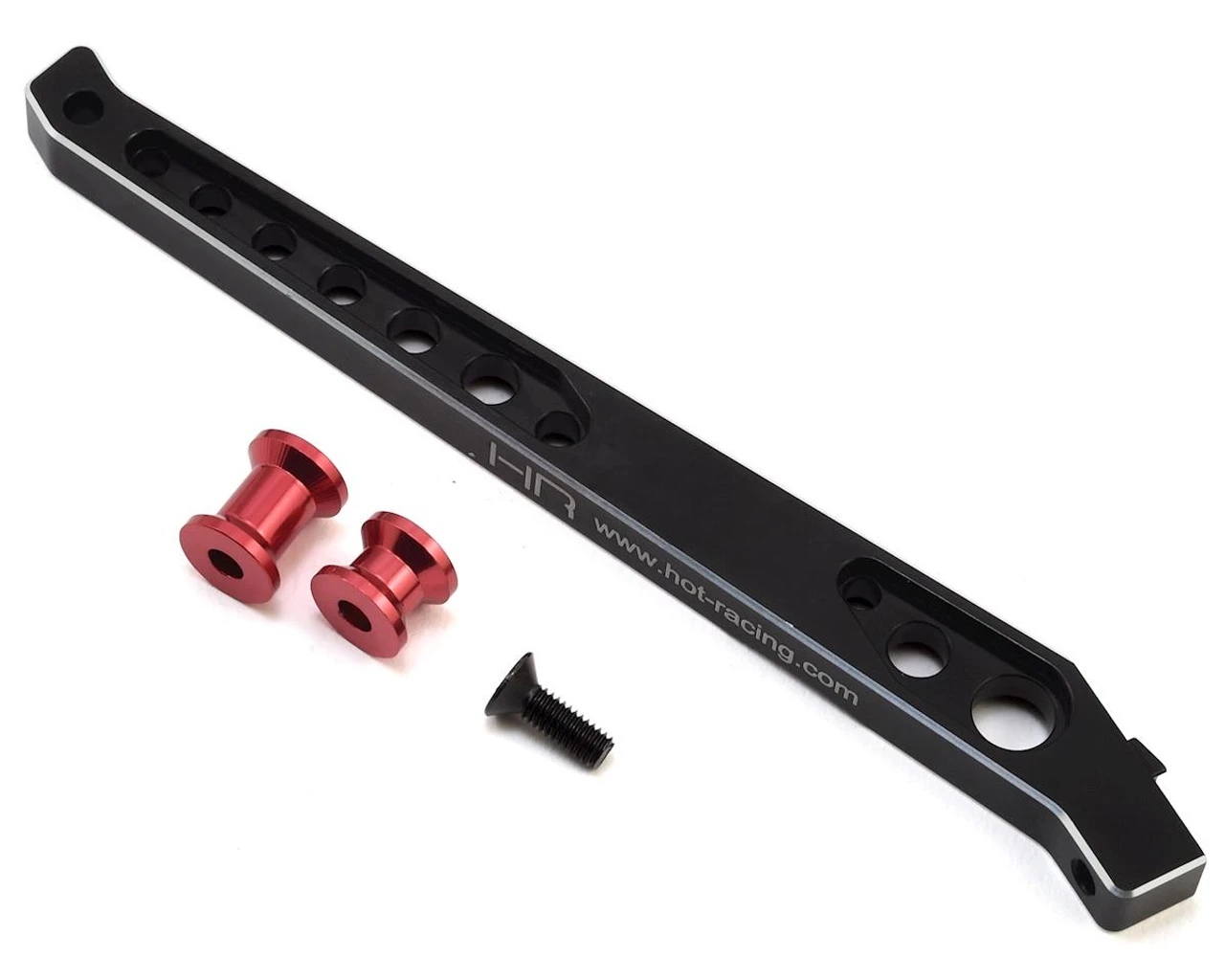Hot Racing Alum Rear Chassis Brace: (Black): LP Talion 143mm 1 Hot Racing Alum Rear Chassis Brace: (Black): LP Talion 143mm
