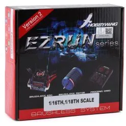 Hobbywing EZRun 18A Sensorless Brushless ESC/Motor Combo (12.0T/7800kV) W/Program Box -Toys and Hobbies Shop hwa81030000 3 54437.1645134893