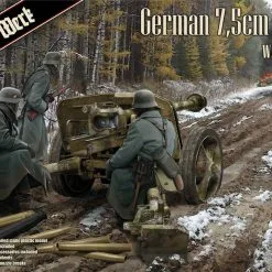 Das Werk 1/35 German 7,5cm Pak40 W/4 Figures Model Kit