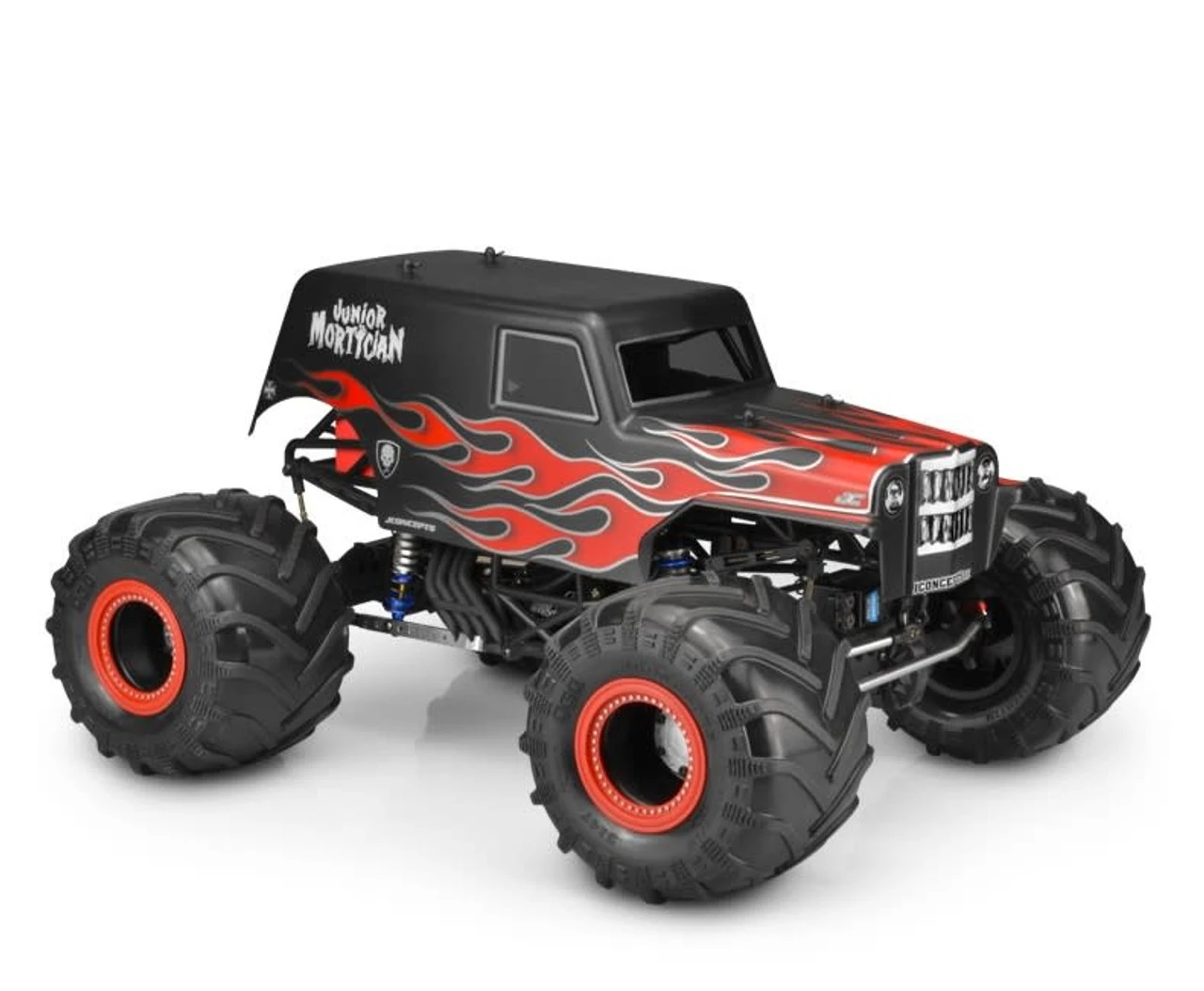 J Concepts JConcepts Junior Mortician Monster Truck Body (Clear) (12.5") 1 J Concepts JConcepts Junior Mortician Monster Truck Body (Clear) (12.5")