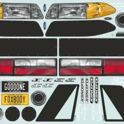 J Concepts JConcepts 0362 1991 Ford Mustang Fox Body Street Eliminator Drag Racing Body (Clear) -Toys and Hobbies Shop jconcepts jco0362 05 72539.1629991920