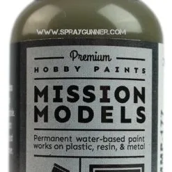 Mission Models MIOMMP-177 Acrylic Model Paint, 1oz Bottle, Armor Yellow (Railroad)