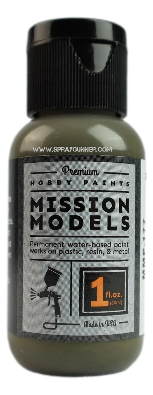 Mission Models MIOMMP-177 Acrylic Model Paint, 1oz Bottle, Armor Yellow (Railroad) 1 Mission Models MIOMMP-177 Acrylic Model Paint, 1oz Bottle, Armor Yellow (Railroad)