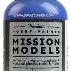 Mission Models MIOMMP-178 Acrylic Model Paint, 1oz Bottle, French Blue (Cobalt Blue)