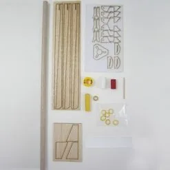 Estes 7272 Mini "A" Heli Model Rocket Kit, Skill Level 3 -Toys and Hobbies Shop parts layout for web 71557.1633542367