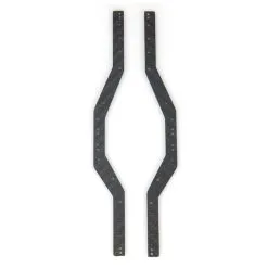 Power Hobby Axial SCX24 Deadbolt C10 JLU Betty Carbon Fiber Frame Rail Set