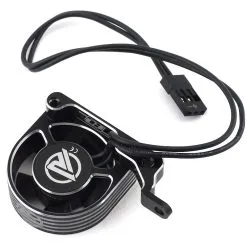 Revolution Design B74 Aluminum Fan Mount W/Ruddog 30mm HV Fan (Black)