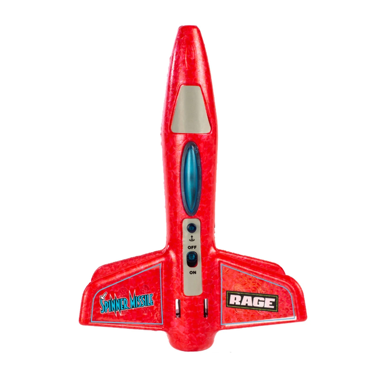 Rage RC Spinner Missile Red Electric Free-Flight Rocket 1 Rage RC Spinner Missile Red Electric Free-Flight Rocket