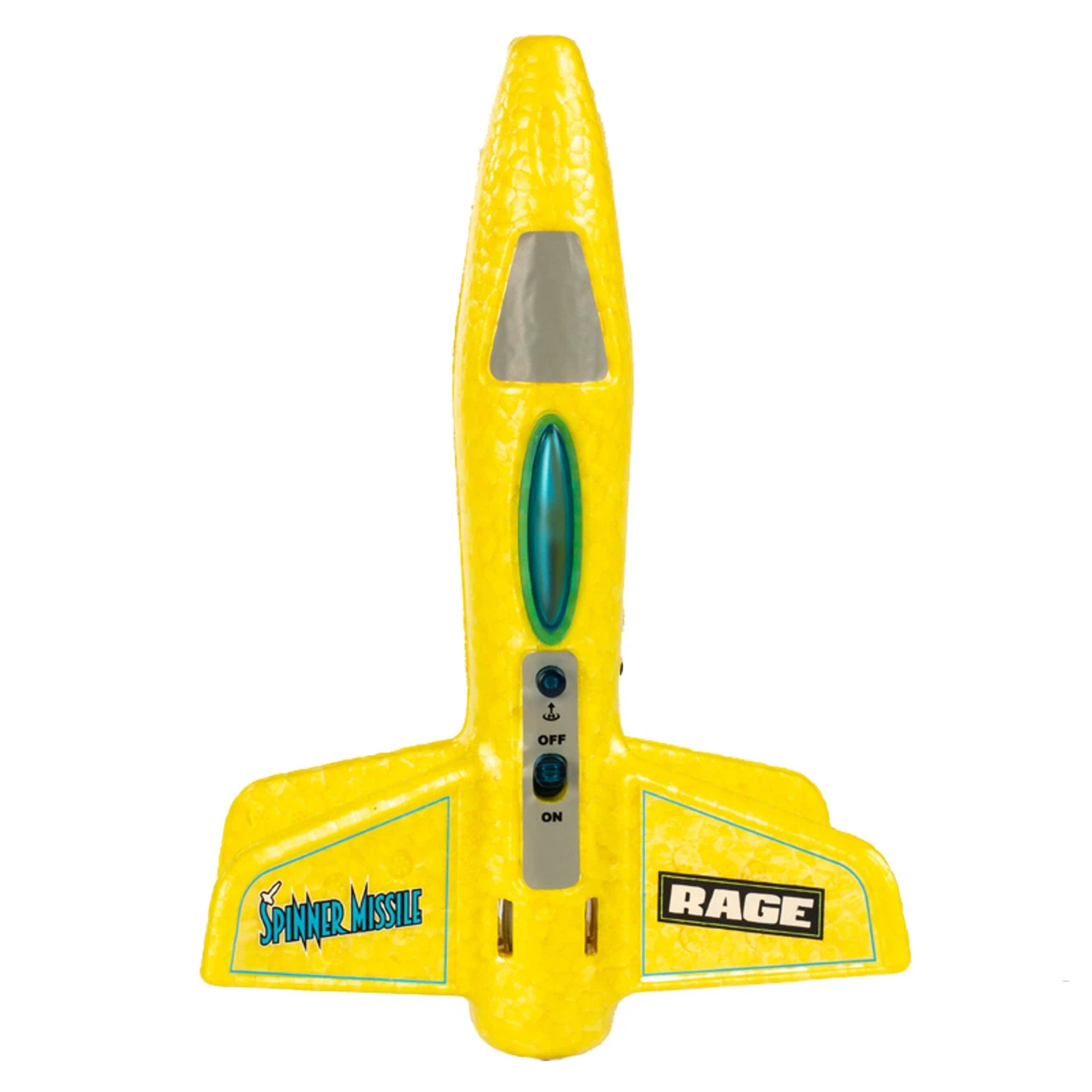 Rage RC Spinner Missile Yellow Electric Free-Flight Rocket 1 Rage RC Spinner Missile Yellow Electric Free-Flight Rocket