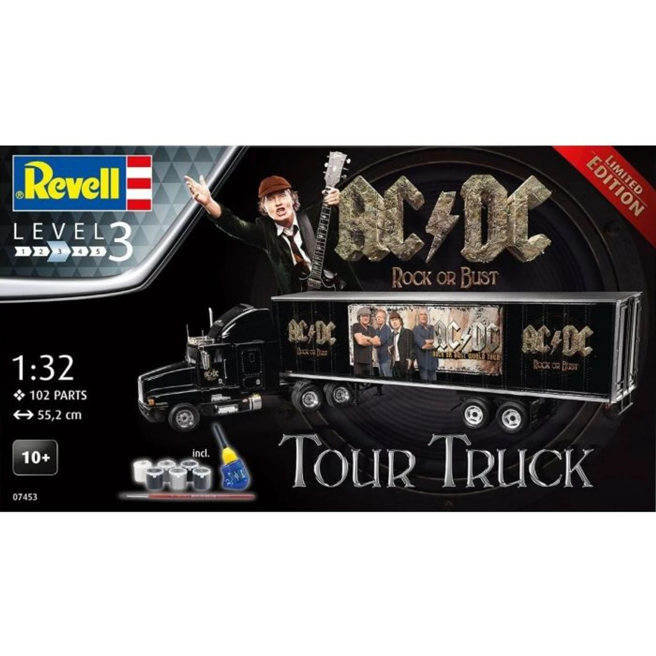 Revell 1/32 AC/DC Tour Truck - Gift Set Model Kit 1 Revell 1/32 AC/DC Tour Truck - Gift Set Model Kit