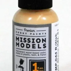 Mission Models MIOMMP-044 Acrylic Model Paint 1oz Bottle, Light Stone