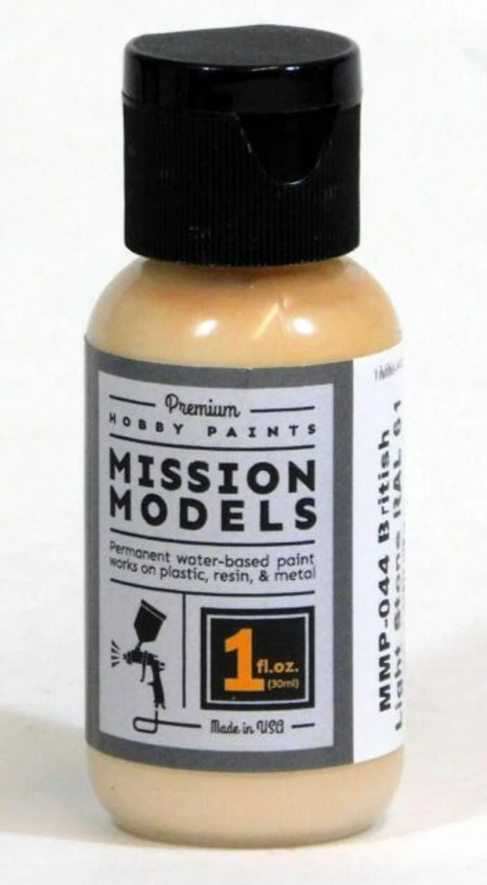 Mission Models MIOMMP-044 Acrylic Model Paint 1oz Bottle, Light Stone 1 Mission Models MIOMMP-044 Acrylic Model Paint 1oz Bottle, Light Stone