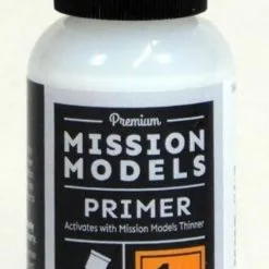 Mission Models MIOMMS-002 Acrylic Model Paint 1 Oz Bottle, White Primer