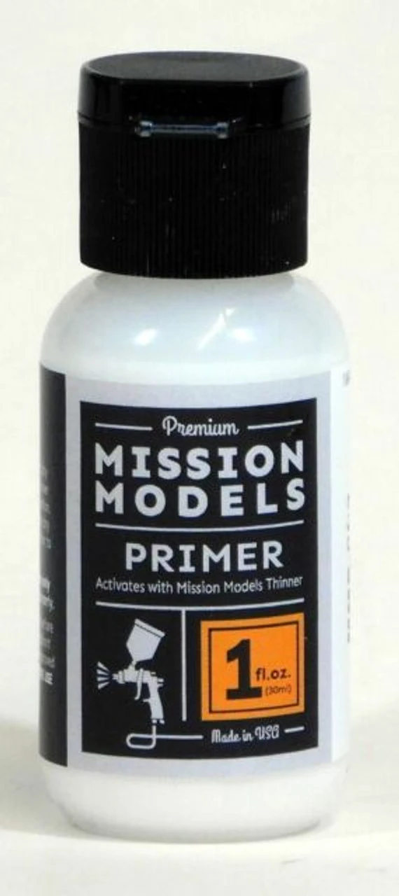 Mission Models MIOMMS-002 Acrylic Model Paint 1 Oz Bottle, White Primer 1 Mission Models MIOMMS-002 Acrylic Model Paint 1 Oz Bottle, White Primer