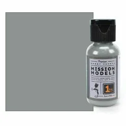 Mission Models MIOMMM-002 Acrylic Model Paint 1oz Bottle, Cold Rolled Steel Metallic