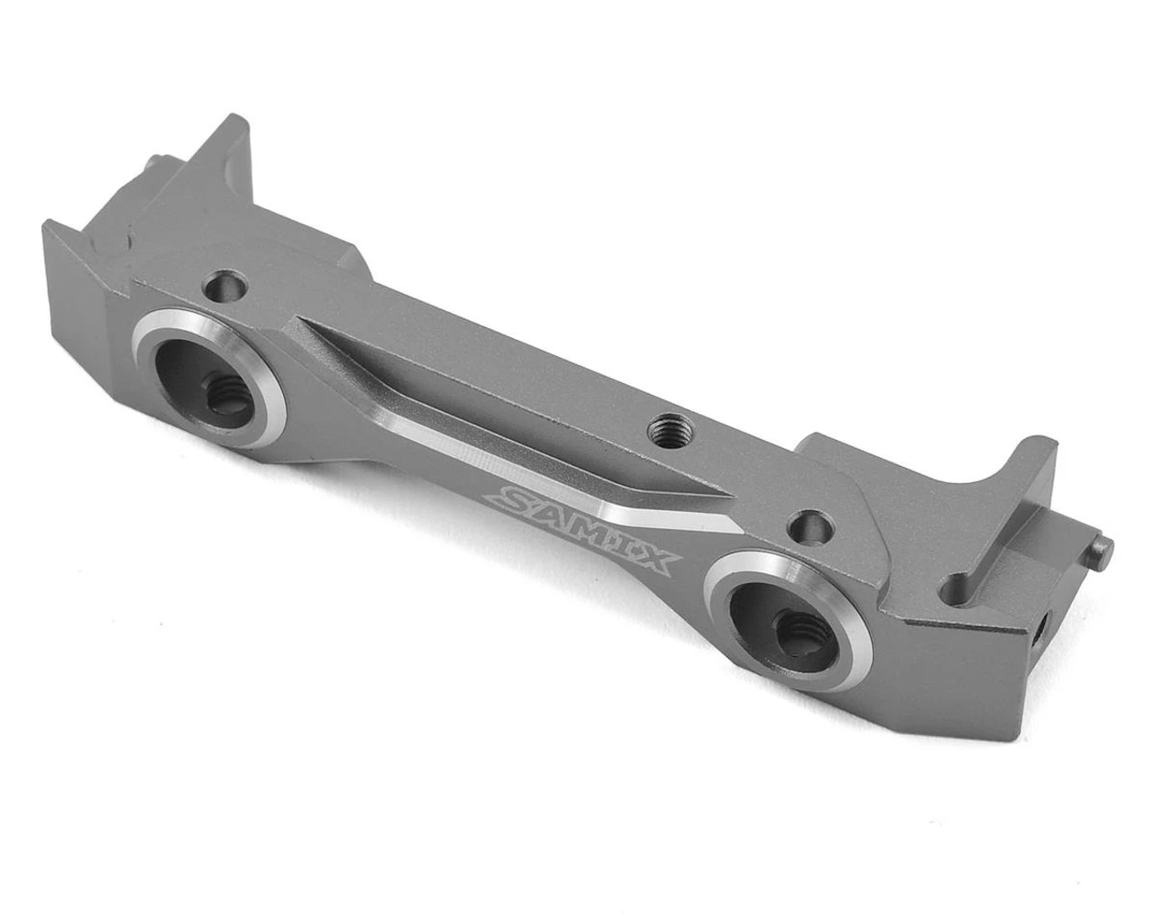 Samix SCX10 II Aluminum Low Profile Front Bumper Mount (Grey) 1 Samix SCX10 II Aluminum Low Profile Front Bumper Mount (Grey)