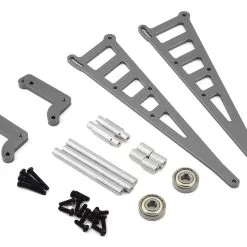 ST Racing Concepts ST Racing 71071GM DR10 Aluminum Wheelie Bar Kit (Gun Metal)