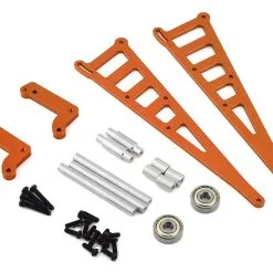 ST Racing Concepts ST Racing 71071O DR10 Aluminum Wheelie Bar Kit (Orange)