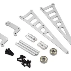 ST Racing Concepts ST Racing 71071S DR10 Aluminum Wheelie Bar Kit (Silver)
