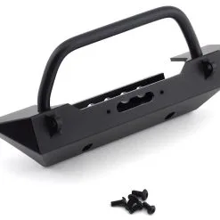 SSD RC Rock Shield Narrow Winch Bumper (Black)