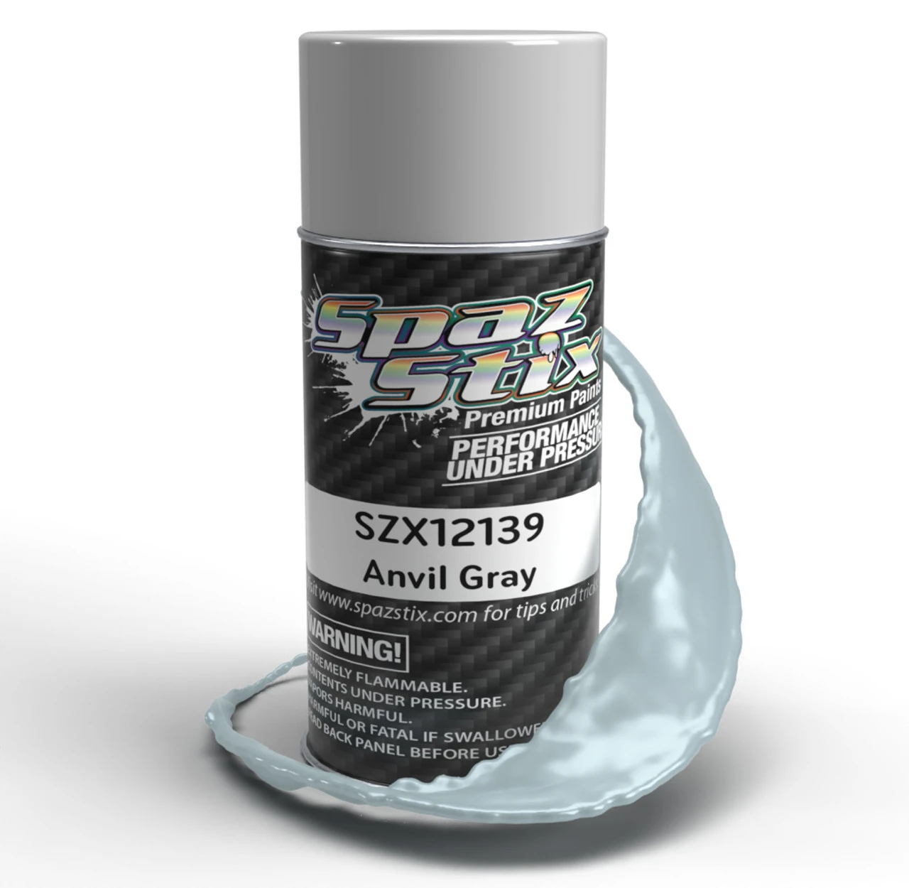 Spaz Stix Anvil Gray Aerosol Paint, 3.5oz Can 1 Spaz Stix Anvil Gray Aerosol Paint, 3.5oz Can