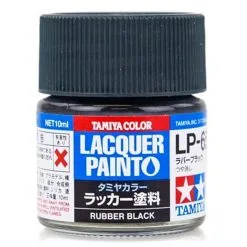 Tamiya 82165 Lacquer Paint LP-65 Rubber Black 10ml Bottle