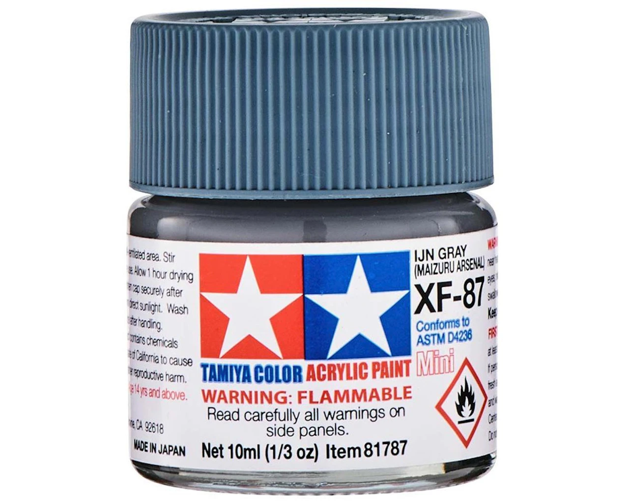 Tamiya 81787 Acrylic Mini XF87 IJN Grey Paint/ Maizuru Arsenal (10ml) 1 Tamiya 81787 Acrylic Mini XF87 IJN Grey Paint/ Maizuru Arsenal (10ml)