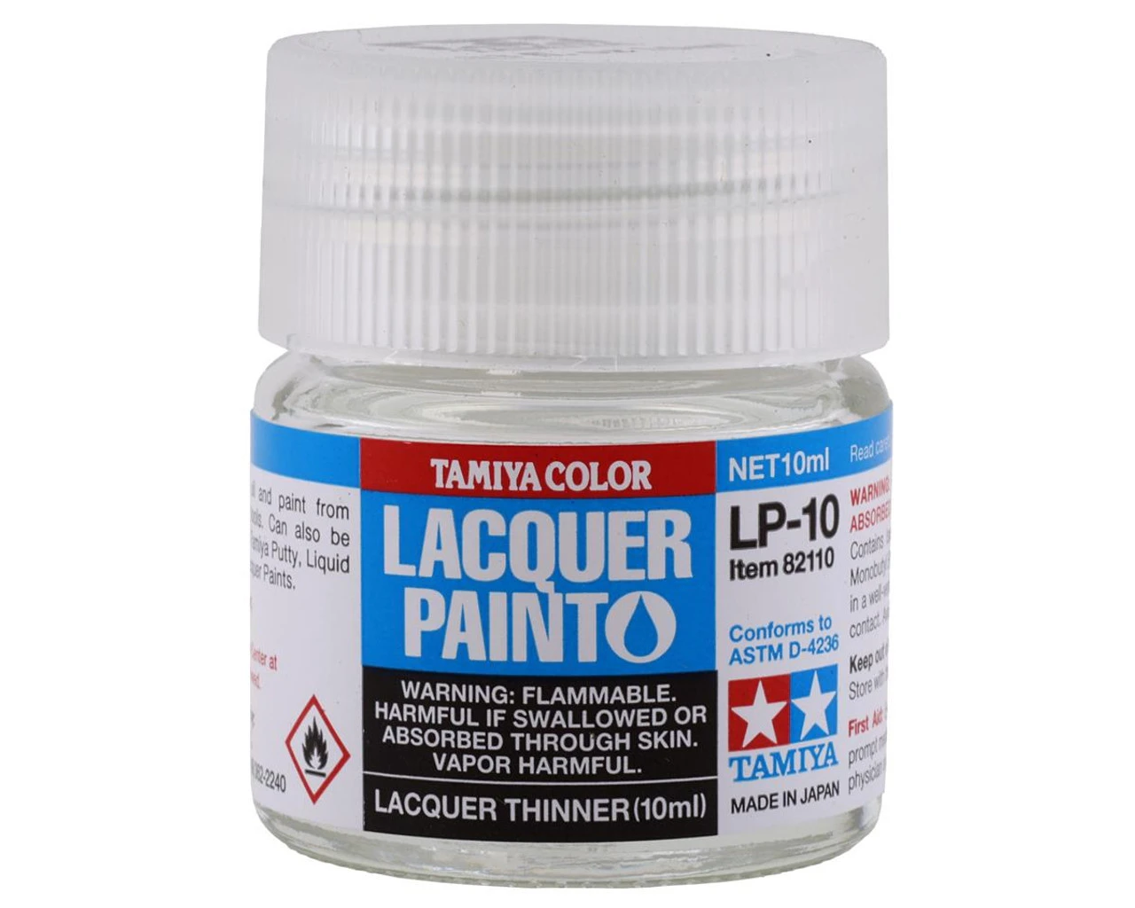Tamiya 82110 Lacquer Paint Thinner LP-10 10ml Bottle 1 Tamiya 82110 Lacquer Paint Thinner LP-10 10ml Bottle