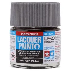 Tamiya 82120 Lacquer Paint LP-20 Light Gun Metal 10ml Bottle