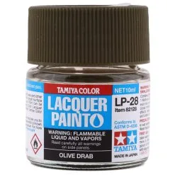 Tamiya 82128 Lacquer Paint LP-28 Olive Drab 10ml Bottle