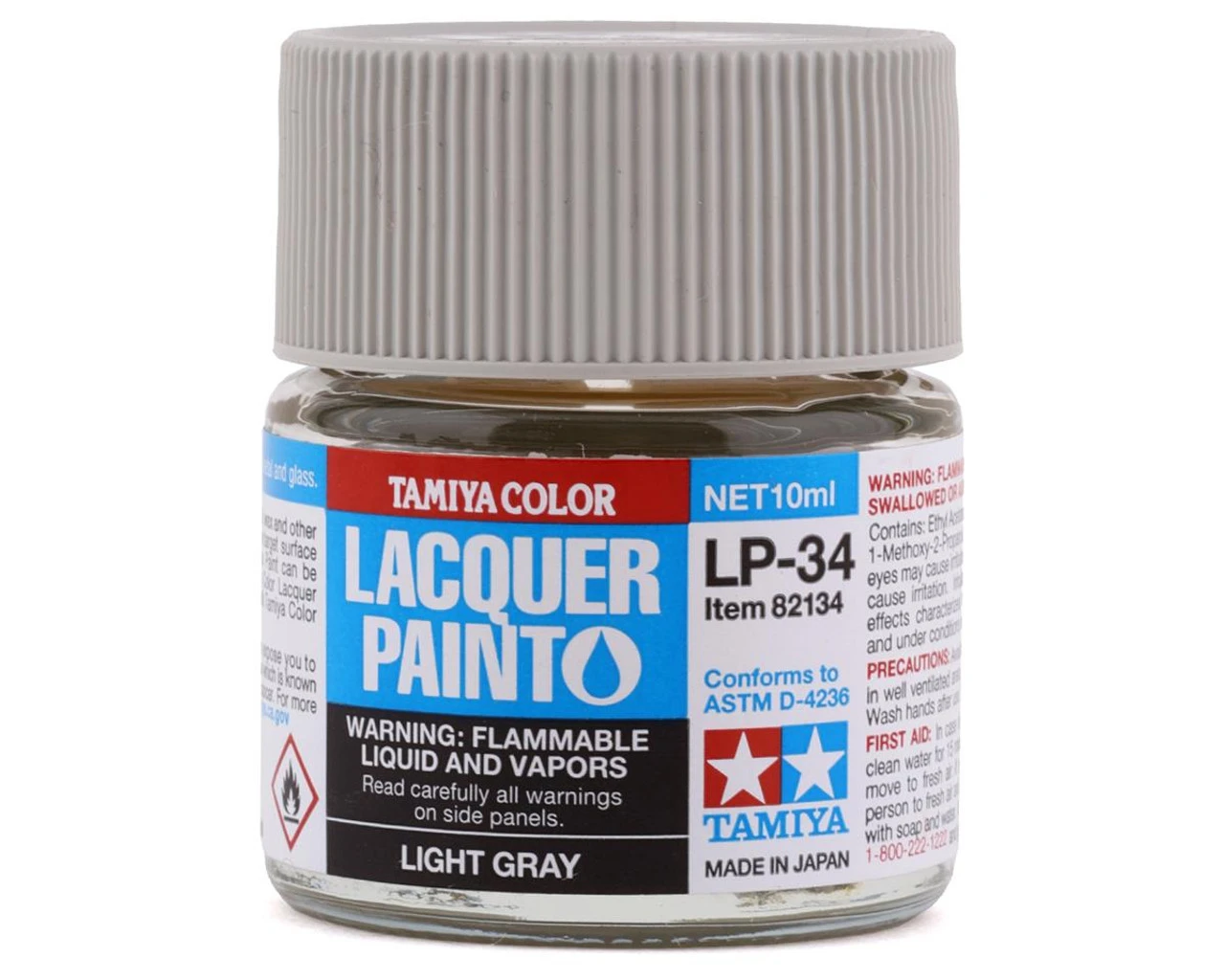 Tamiya 82134 Lacquer Paint LP-34 Light Gray 10ml Bottle 1 Tamiya 82134 Lacquer Paint LP-34 Light Gray 10ml Bottle