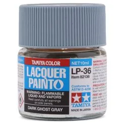 Tamiya 82136 Lacquer Paint LP-36 Dark Ghost Gray 10ml Bottle